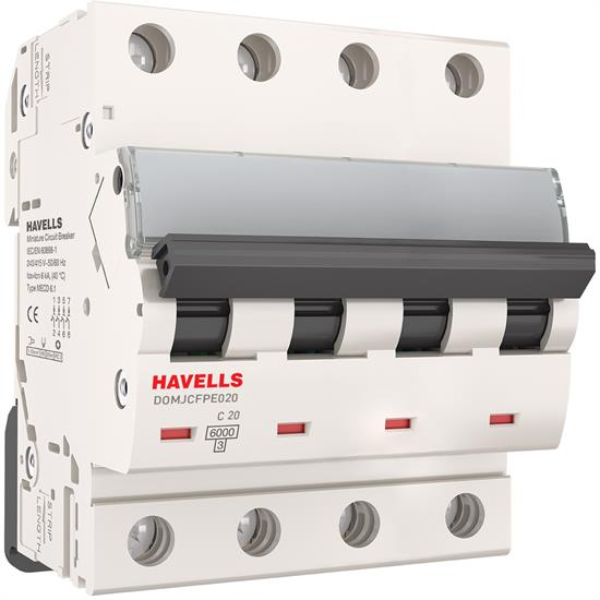 Автоматический выключатель 4P 6kA C Havells - фото 12847
