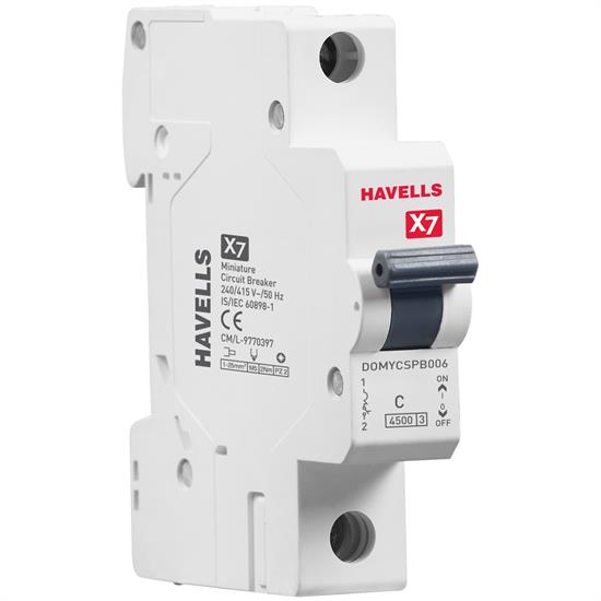 Автоматический выключатель 1P 4,5kA C Havells - фото 12900