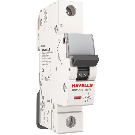 Автоматический выключатель 1P 6kA B Havells - фото 12906