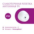 Розетка антенная TV  Rotondo - фото 12443