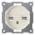 Розетка компьютерная RJ-45 OneKeyElectro, двойная - фото 8897