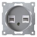 Розетка телефонная/компьютерная RJ-11/RJ-45 - фото 8955