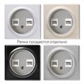 Розетка телефонная/компьютерная RJ-11/RJ-45 - фото 8963