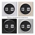 Розетка телефонная/компьютерная RJ-11/RJ-45 - фото 8964